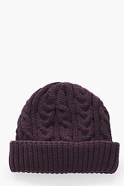 Boohoo Cable Decker Beanie
