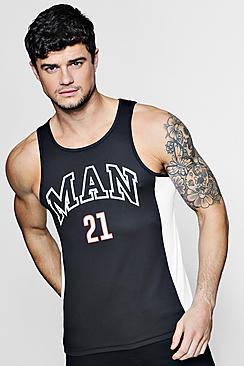 Boohoo Man Basketball Vest