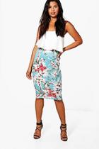 Boohoo Emily Summer Floral Midi Skirt