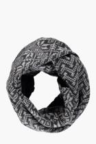 Boohoo Jaquard Snood Black