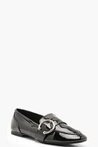 Boohoo Buckle Trim Loafers