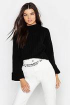 Boohoo Maxi Wide Sleeve Rib Jumper