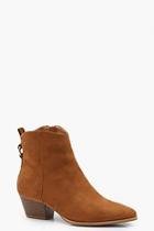 Boohoo D Ring Western Boots