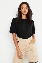 Boohoo Tall Neon Rib Oversized T-shirt