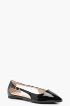 Boohoo Freya Cut Out Panel Pointed Flats