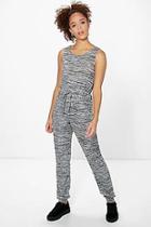 Boohoo Rose Sleeveless Knitted Jumpsuit