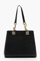 Boohoo Tortoise Shell Resin Chain Tote