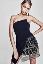 Boohoo Premium Felicity Wrap Bardot Mini Dress