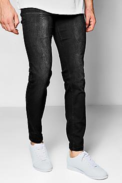 Boohoo Slim Fit Charcoal Wash Denim Jeans