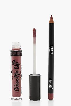 Boohoo Barry M Gloss Me Up Lip Kit - Femme