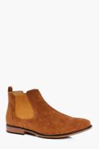 Boohoo Faux Suede Chelsea Boots Tan