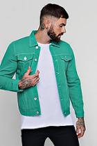 Boohoo 4 Pocket Contrast Stitch Denim Jacket