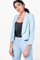 Boohoo Lucy Collared Lined Woven Tailored Blazer