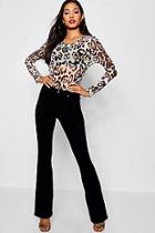 Boohoo Marley Flare Denim Jean