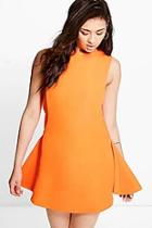Boohoo Boutique Sia Sporty Textured Fit & Flare Dress