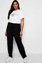 Boohoo Plus Casual Tie Detail Trouser