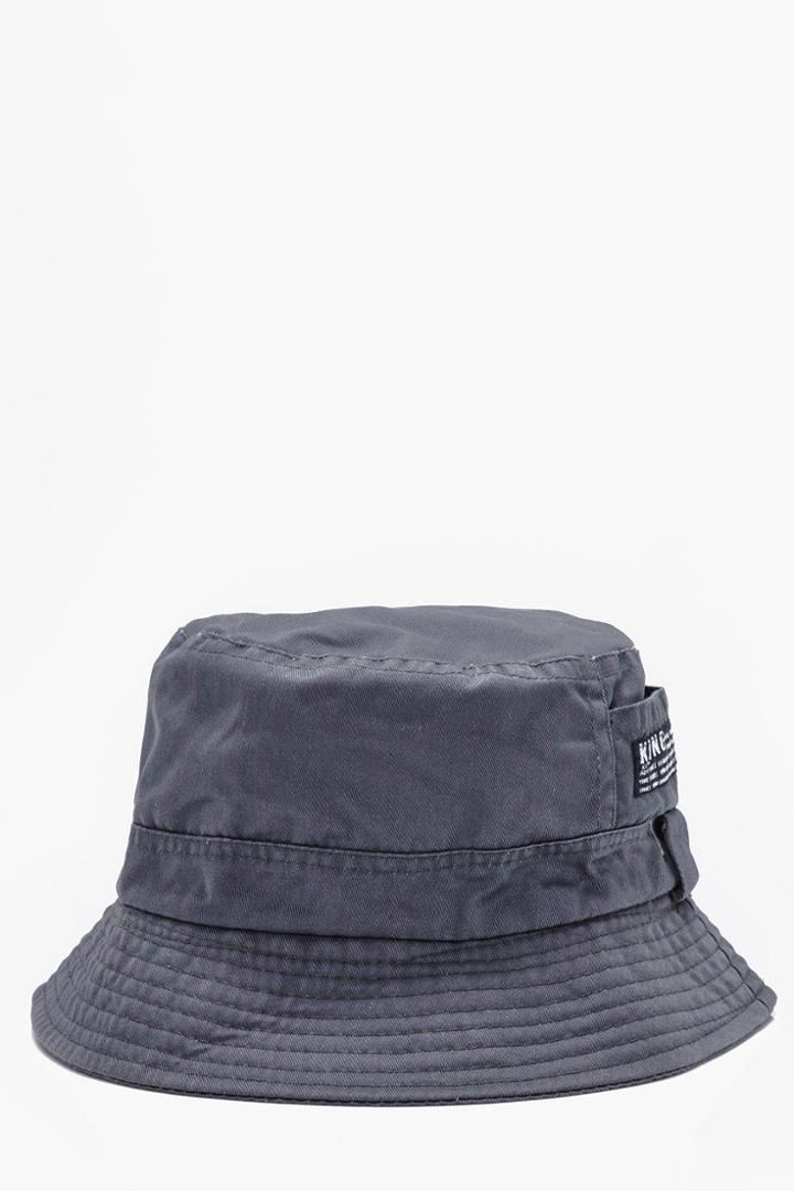 Boohoo Plain Bucket Hats Grey