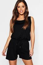 Boohoo Petite Basic Jersey Romper