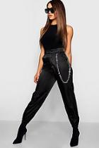 Boohoo Chain Belt Cargo Utility Trousers