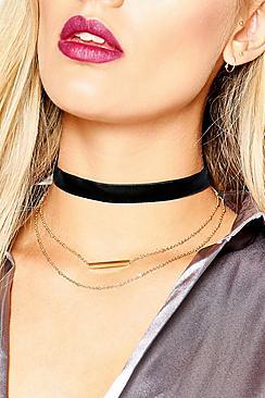 Boohoo Plus Kelly Necklace Detail Choker