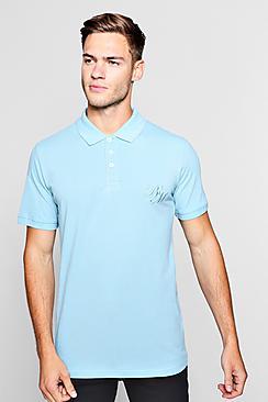 Boohoo Short Sleeved Bm Polo Pique Polo