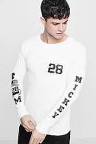 Boohoo Disney Front And Back Print Long Sleeve T Shirt