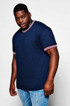 Boohoo Big And Tall T-shirt With Sports Rib