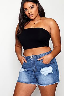 Boohoo Plus Isla Bandeau Top