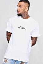 Boohoo Embroidered Out Of Office T-shirt