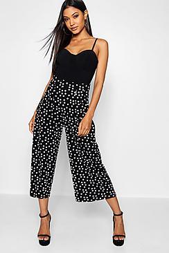 Boohoo Polka Dot Culotte