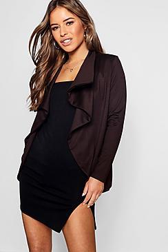 Boohoo Petite Short Length Ponte Duster