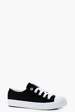 Boohoo Maisie Cord Lace Up Pump