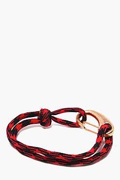 Boohoo Rope Bracelet With Clasp