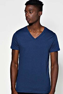 Boohoo Slim Fit V Neck T Shirt