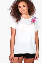 Boohoo Plus Olivia Floral T-shirt