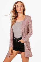 Boohoo Dee Slouch Pocket Cardigan