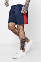 Boohoo Mid Length Tricot Panelled Shorts
