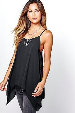 Boohoo Megan Dip Side Swing Cami