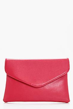 Boohoo Josie Envelope Clutch Bag