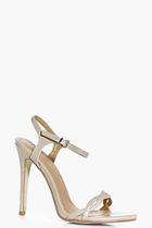 Boohoo Annabel Twist Strap Two Part Heel