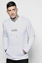 Boohoo Original Man Print Over The Head Drop Shoulder Hoodie
