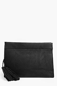 Boohoo Yasmin Structured Clutch Bag