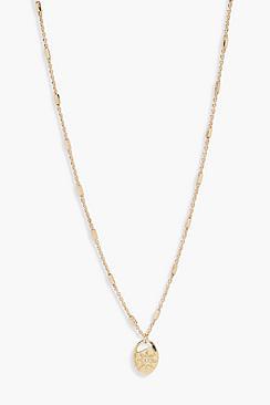 Boohoo Hayley Diamante Star Pendant Skinny Necklace