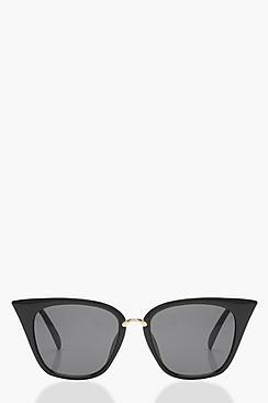 Boohoo Kerry Square Cat Eye Sunglasses