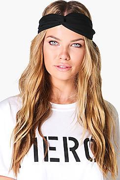 Boohoo Kyla Knotted Chiffon Headband