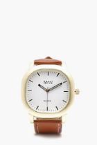 Boohoo White Square Face Watch