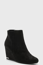 Boohoo Ruched Wedge Shoe Boots