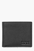 Boohoo Real Leather Man Emboss Saffiano Wallet