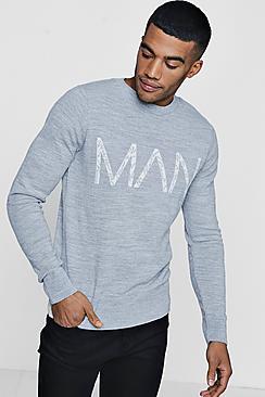 Boohoo Man Knitted Crew Neck Jumper