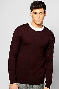 Boohoo V-neck Merino Wool Jumper